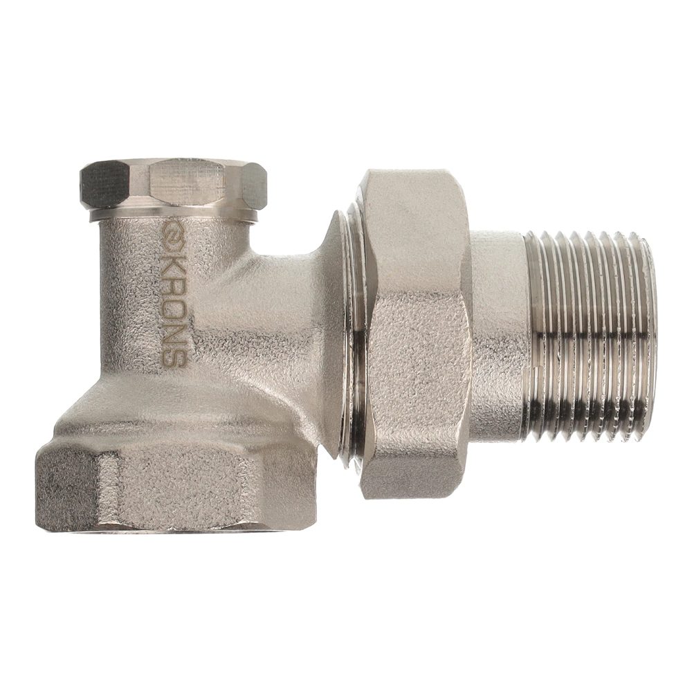 Вентиль радиаторный запорный KRONS 3/4" угловой