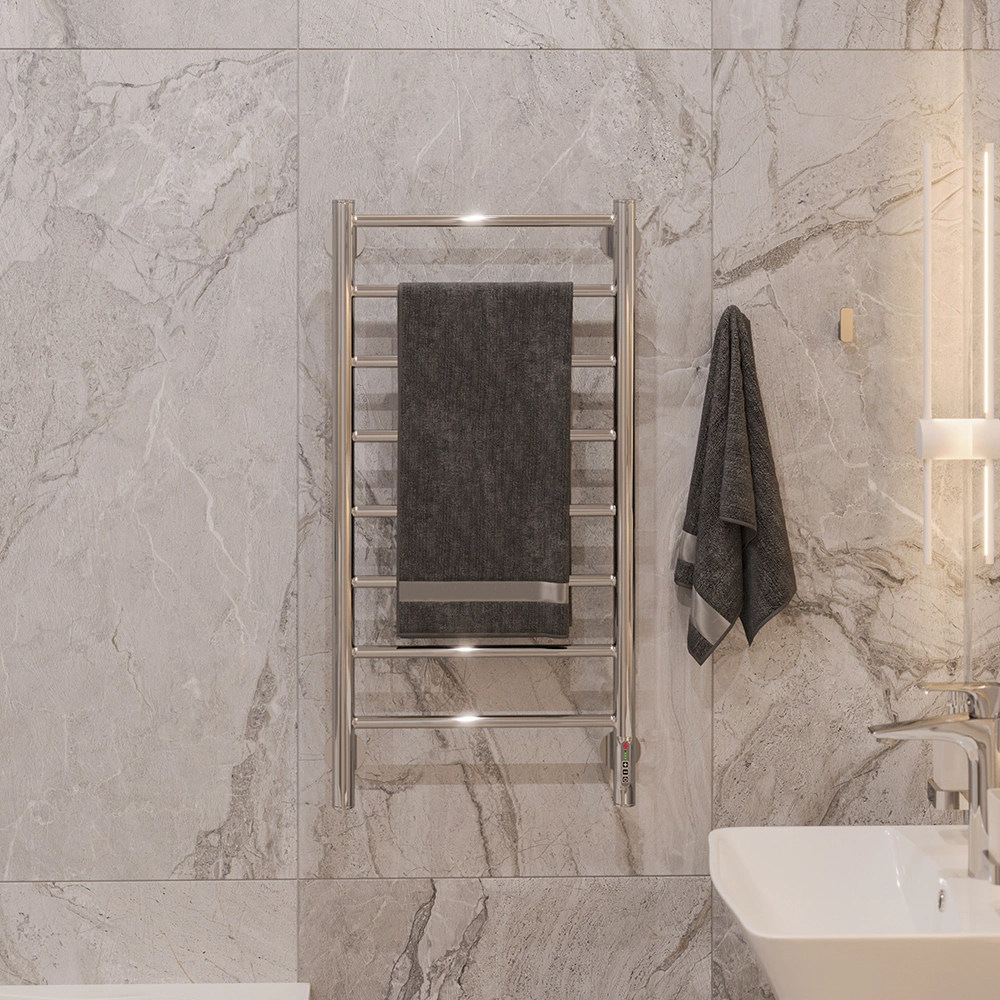 Полотенцесушитель электрический TERMINUS Аврора П8 400х850 мм хром