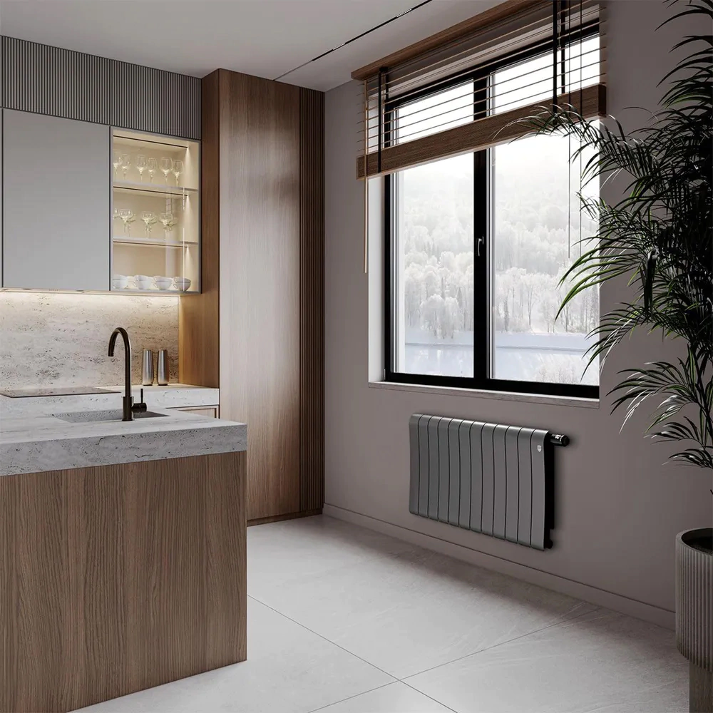 Радиатор биметаллический Royal Thermo Infinity Silver Satin 80/500 12 секций