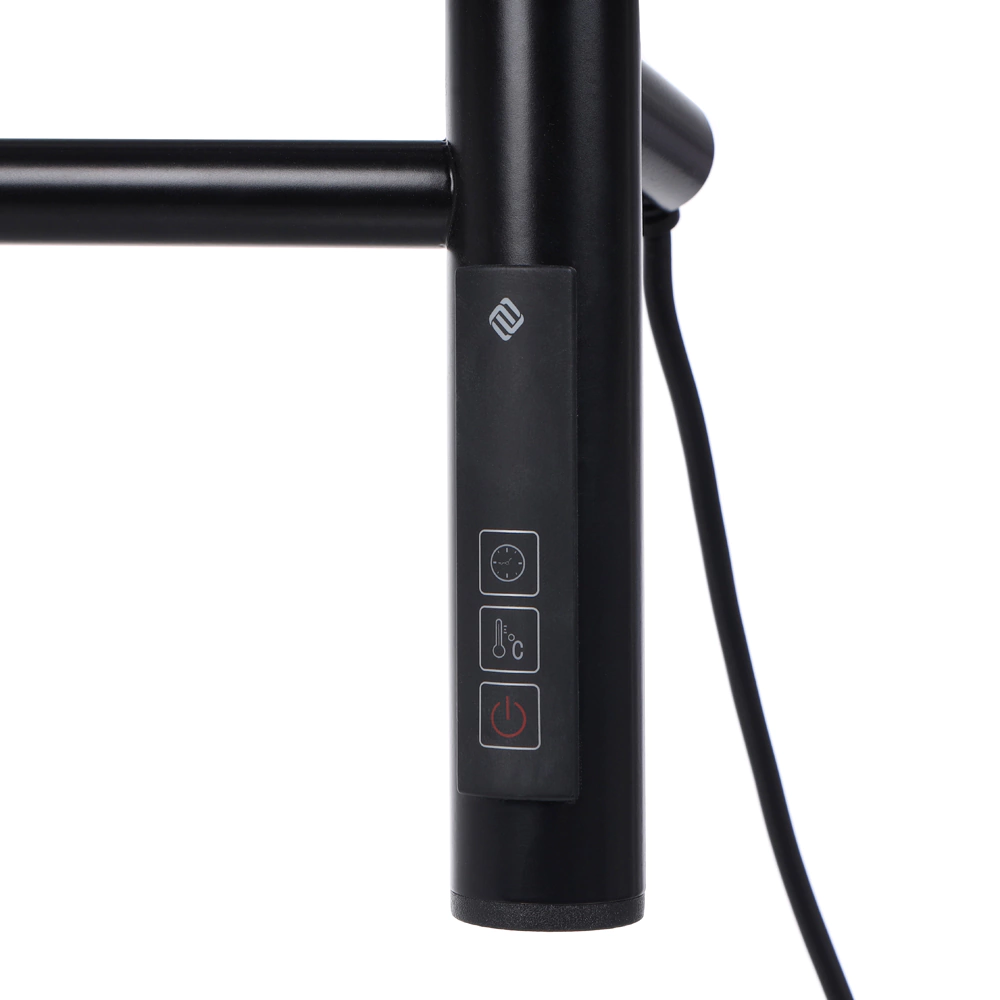 Полотенцесушитель электрический TERMINUS Классик П8 500х800 мм черный матовый