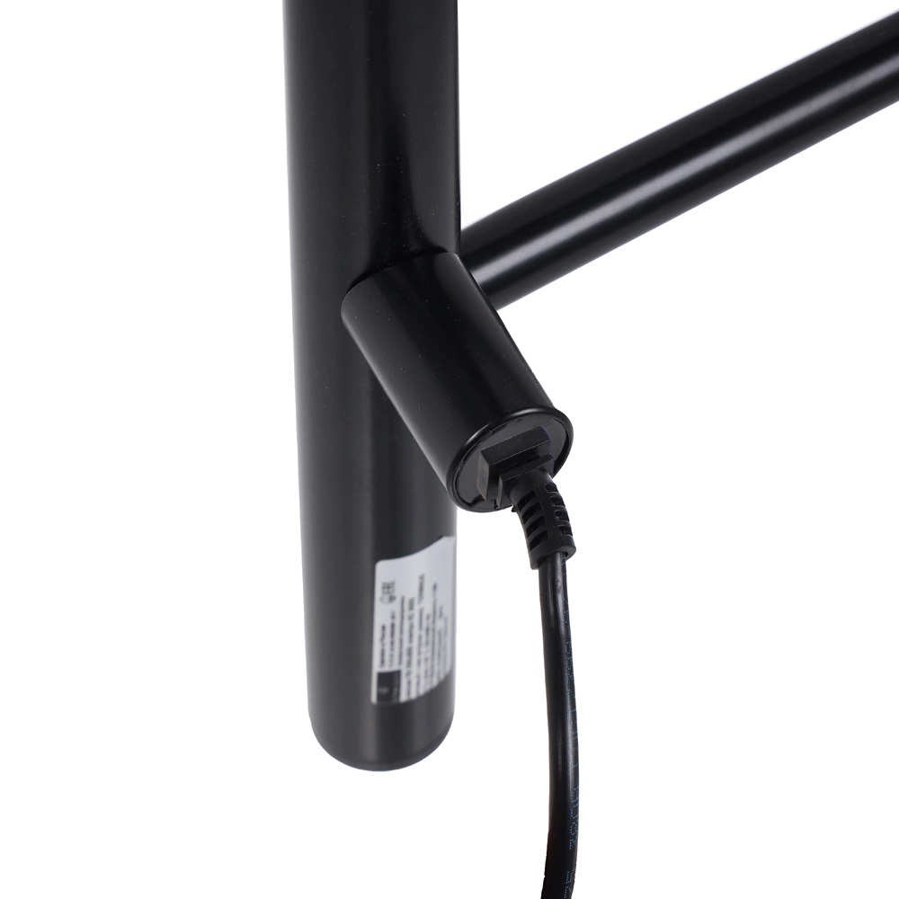 Полотенцесушитель электрический TERMINUS Классик П8 500х800 мм черный матовый