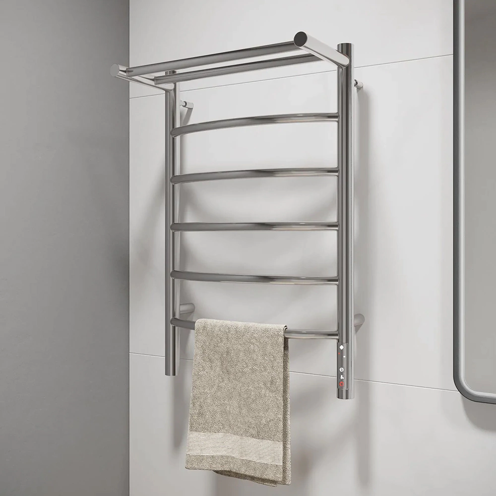 Полотенцесушитель электрический TERMINUS Классик П6 400х650 мм с полкой хром