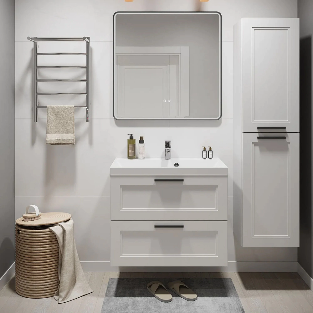 Полотенцесушитель электрический TERMINUS Классик П6 400х650 мм с полкой хром