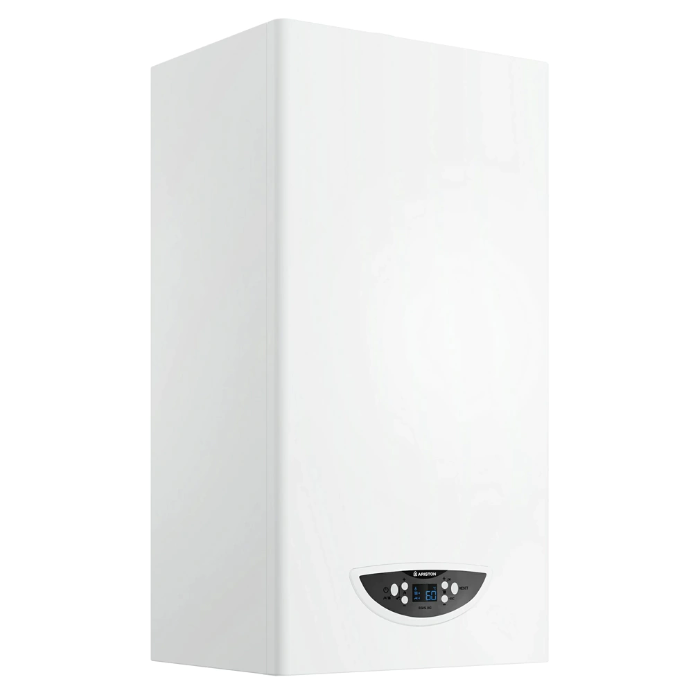 Котел газовый двухконтурный ARISTON EGIS XC 24 FF NG + Комплект коаксиальный d60/100-1000 мм горизонтальный монтаж