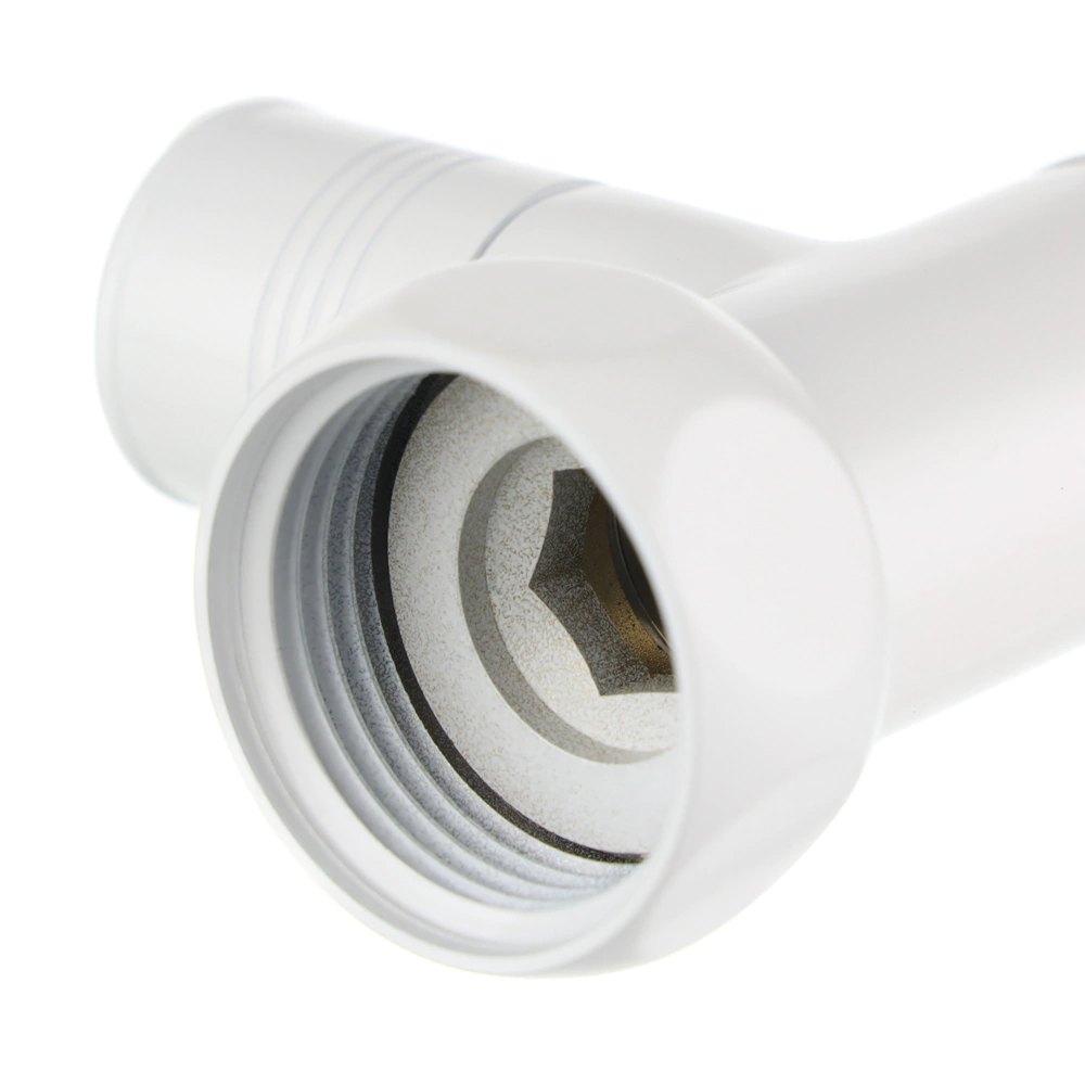 Вентиль для полотенцесушителя прямой 1"х3/4" РВ-РН белый АРГО 2 шт