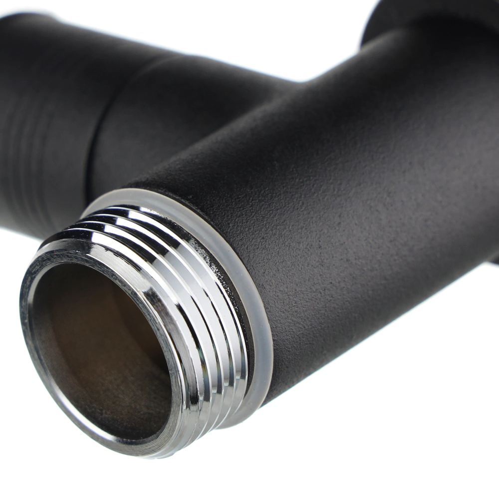 Вентиль для полотенцесушителя прямой 1"х3/4" РВ-РН черный АРГО 2 шт