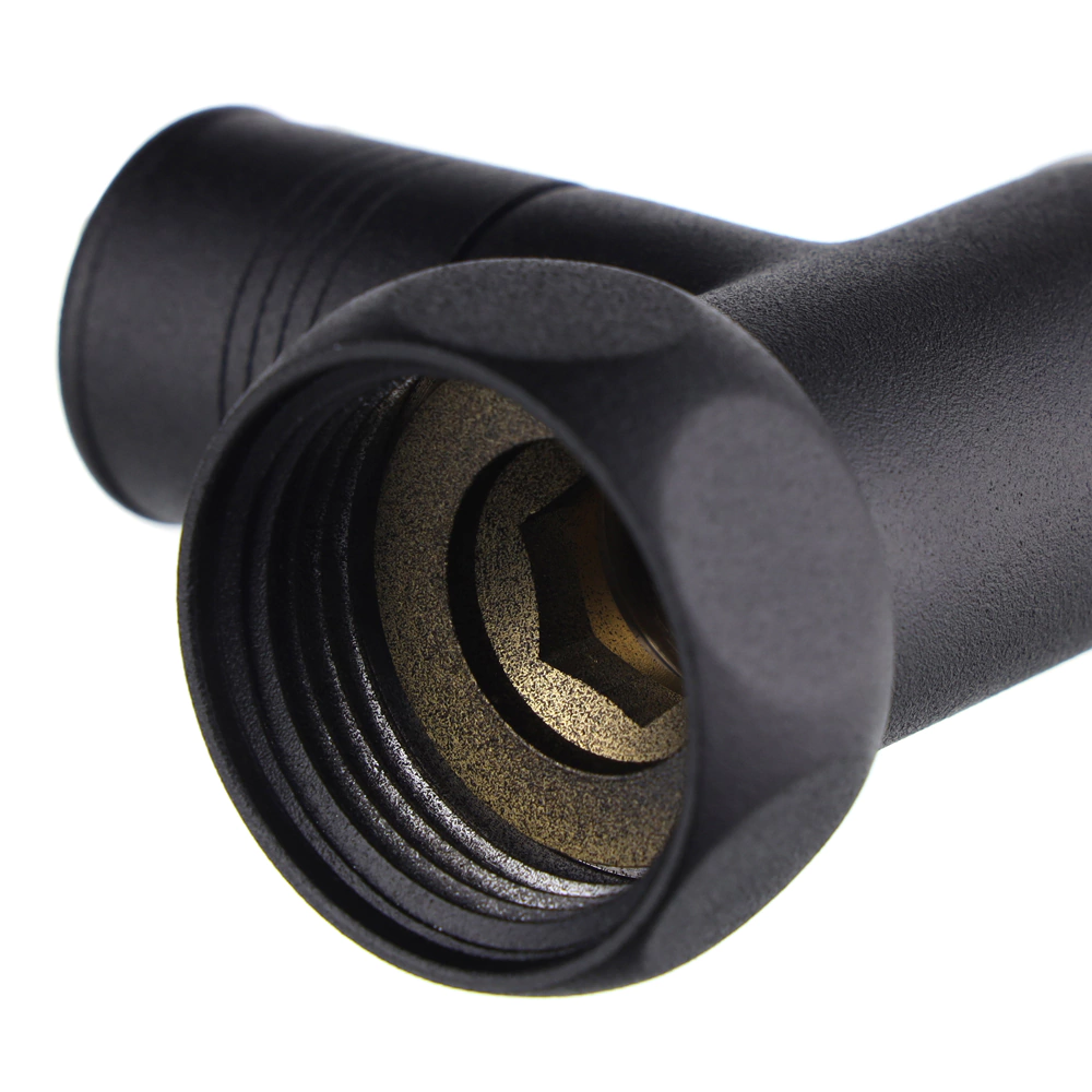 Вентиль для полотенцесушителя прямой 1"х3/4" РВ-РН черный АРГО 2 шт