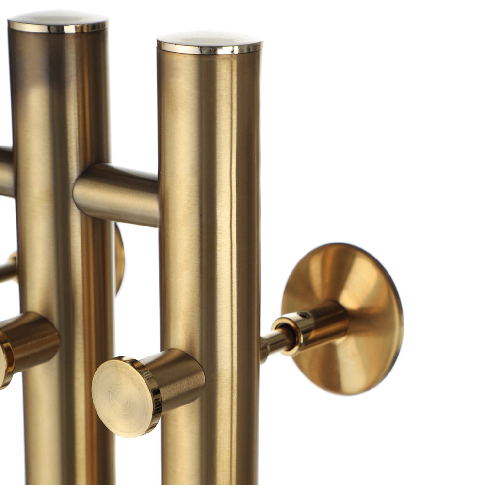 Полотенцесушитель электрический Танго золото браш 160х1200 мм Домотерм