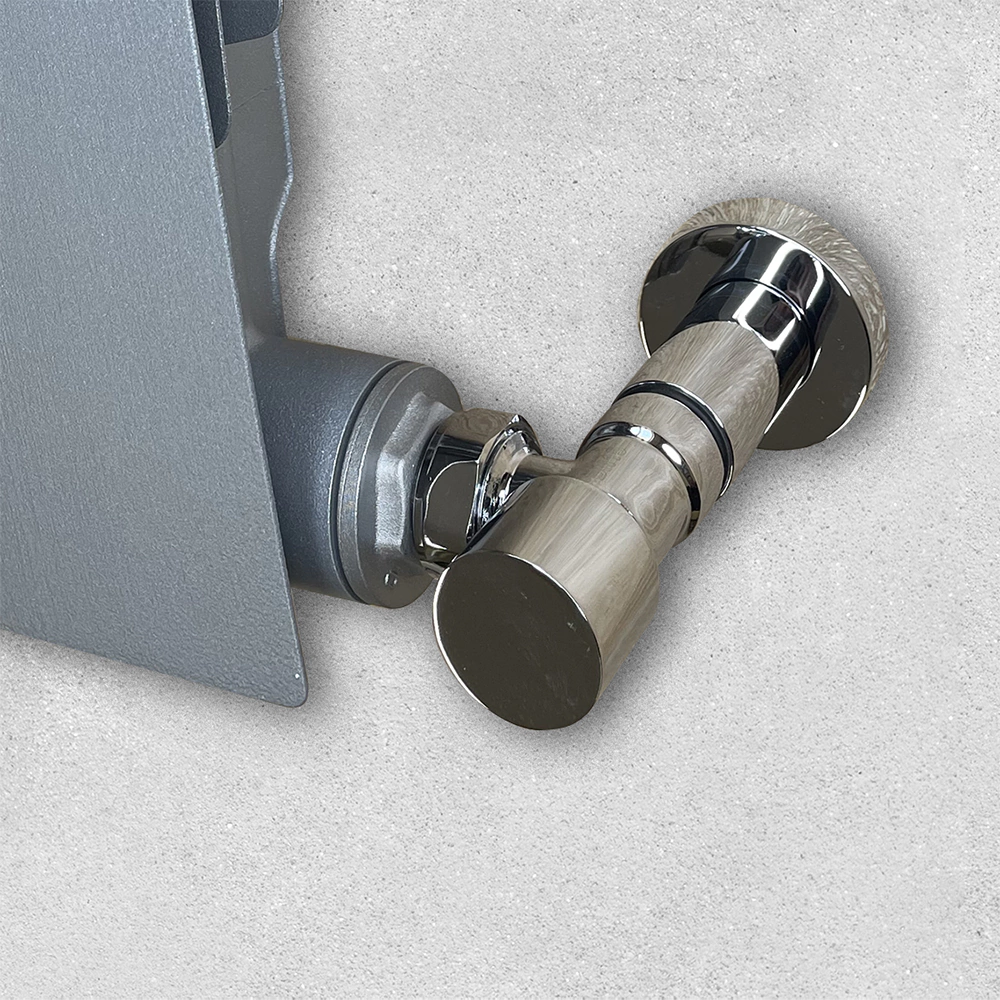 Комплект вентилей для подключения радиатора 1/2" угловой хром VIVALDO