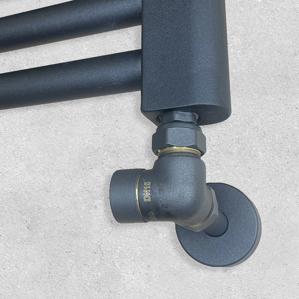 Комплект термостатический осевой 1/2" антрацит VIVALDO