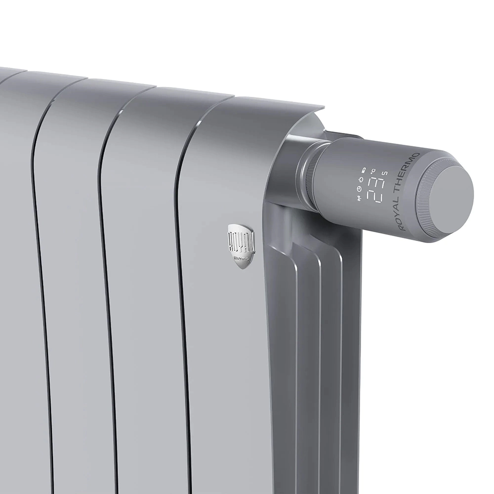 Головка термостатическая электронная серая M30x1,5 Royal Thermo Smart Heat