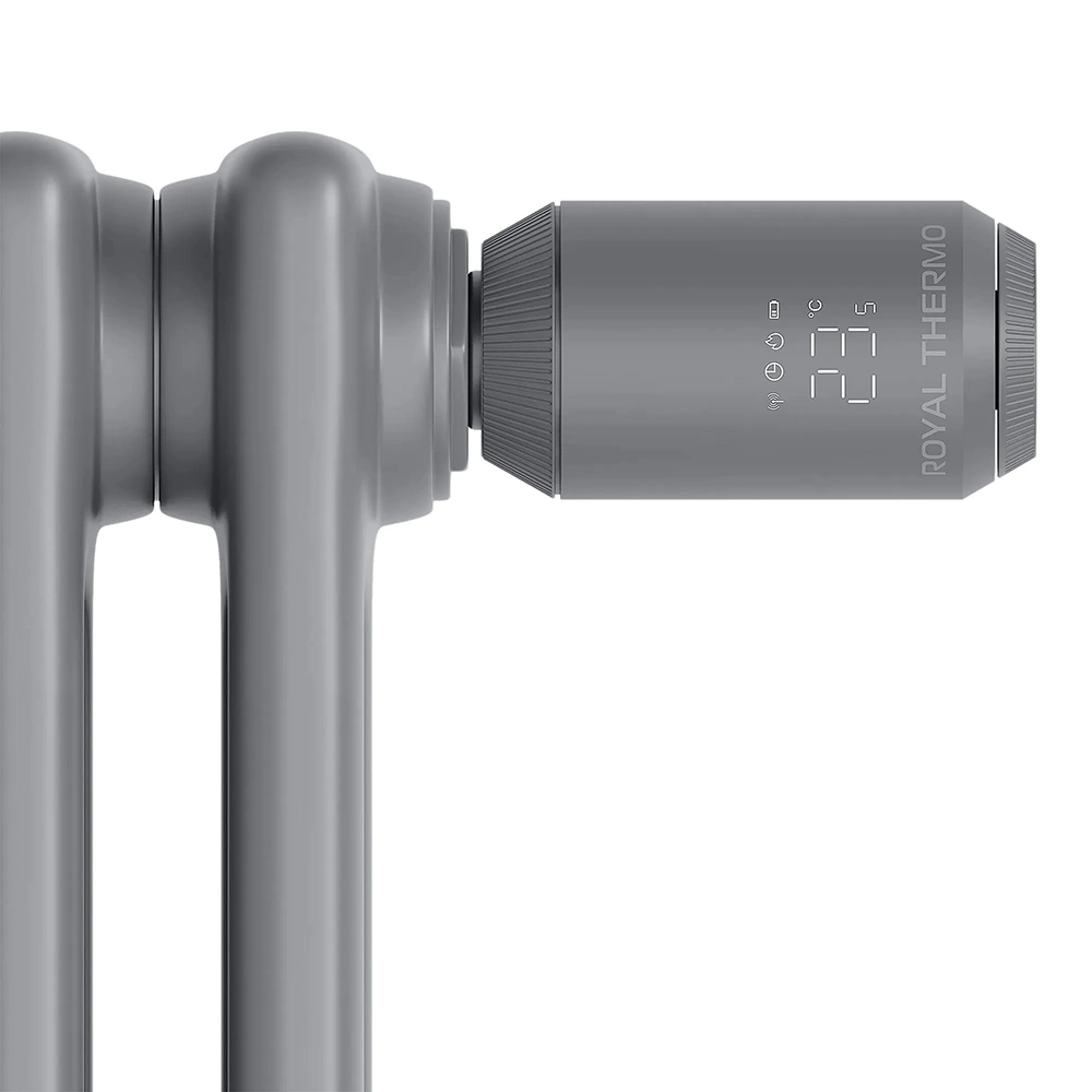 Головка термостатическая электронная серая M30x1,5 Royal Thermo Smart Heat