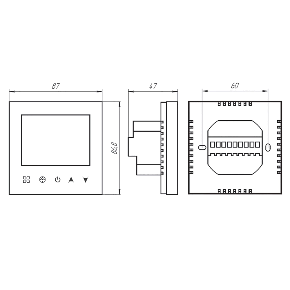 Термостат электронный двухконтурный VALTEC