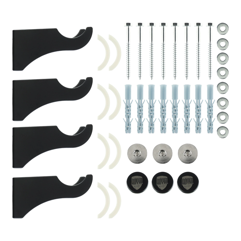 Радиатор стальной трубчатый 1800х365 мм 8 секций нижнее подключение черный Royal Thermo Shift Q30