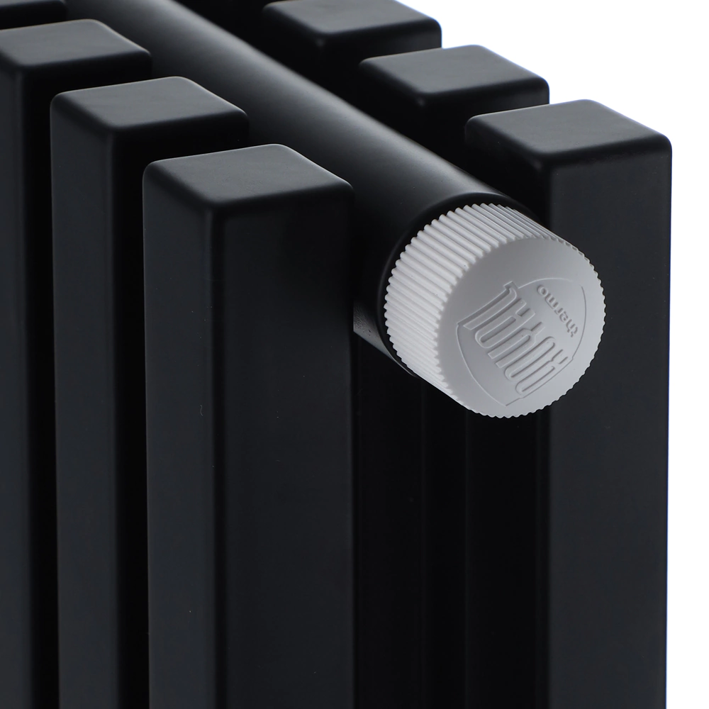 Радиатор стальной трубчатый 1800х180 мм 4 секции нижнее подключение черный Royal Thermo Shift Q30