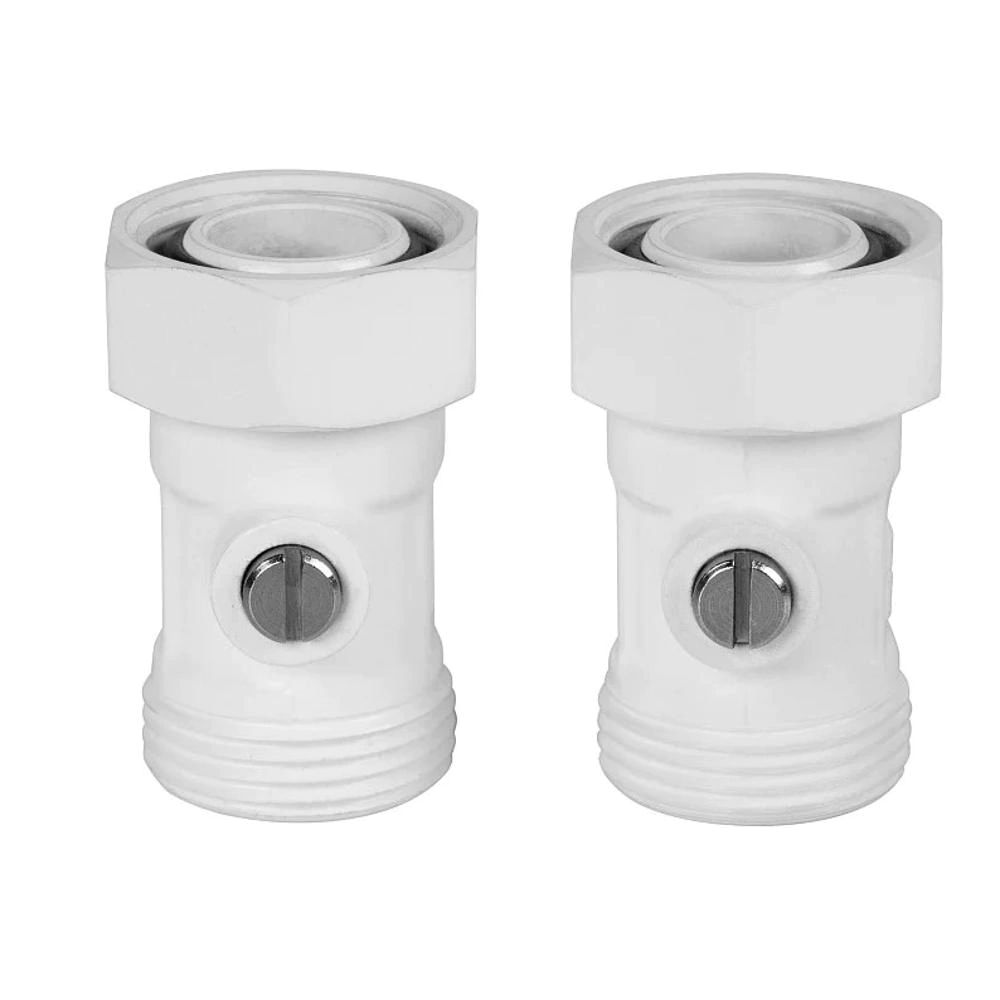 Комплект для нижнего подключения радиатора 3/4" прямой белый Royal Thermo Design
