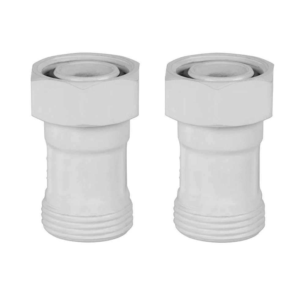Комплект для нижнего подключения радиатора 3/4" прямой белый Royal Thermo Design