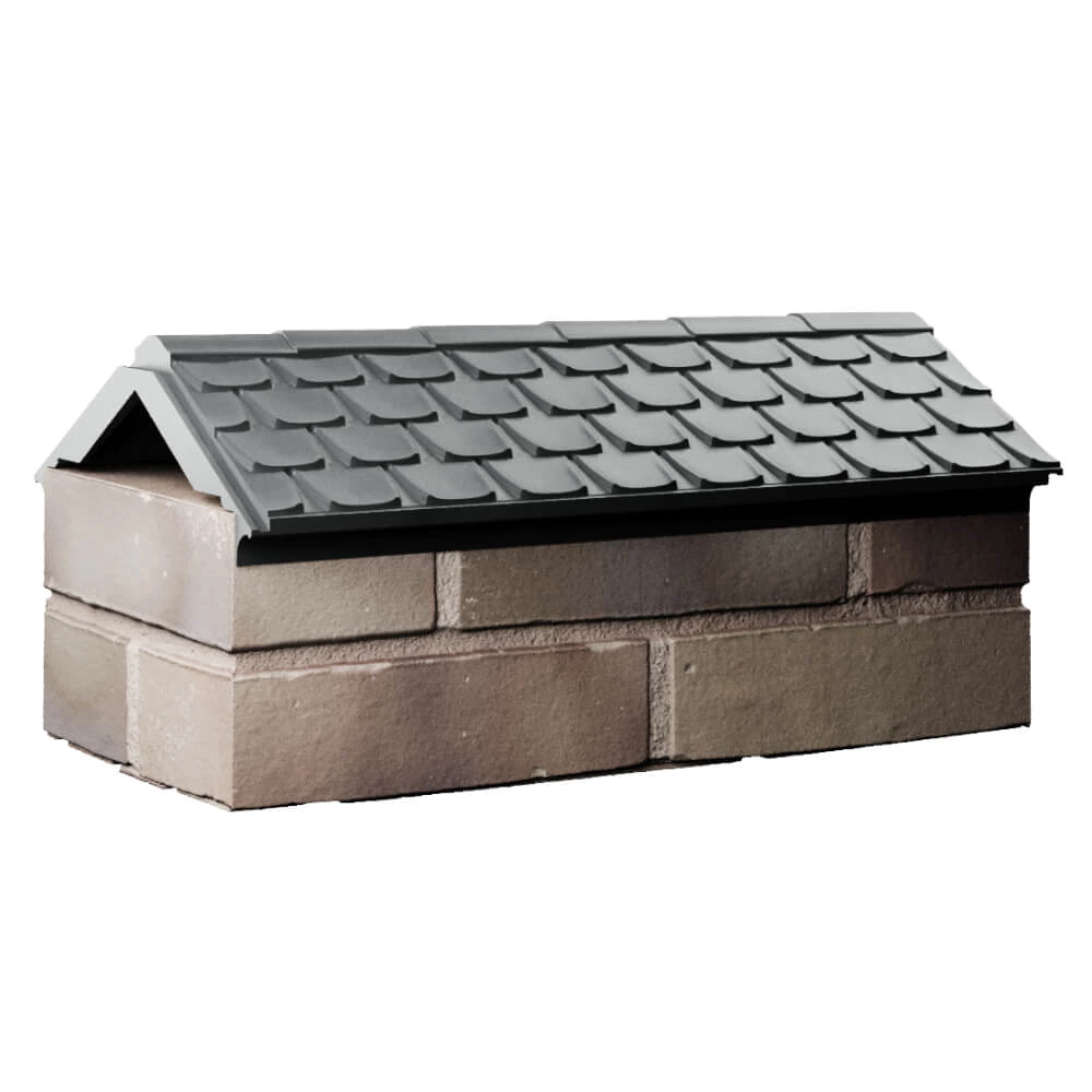 Парапет полимеркомпозитный 510x180x80 мм серый Everest Zking