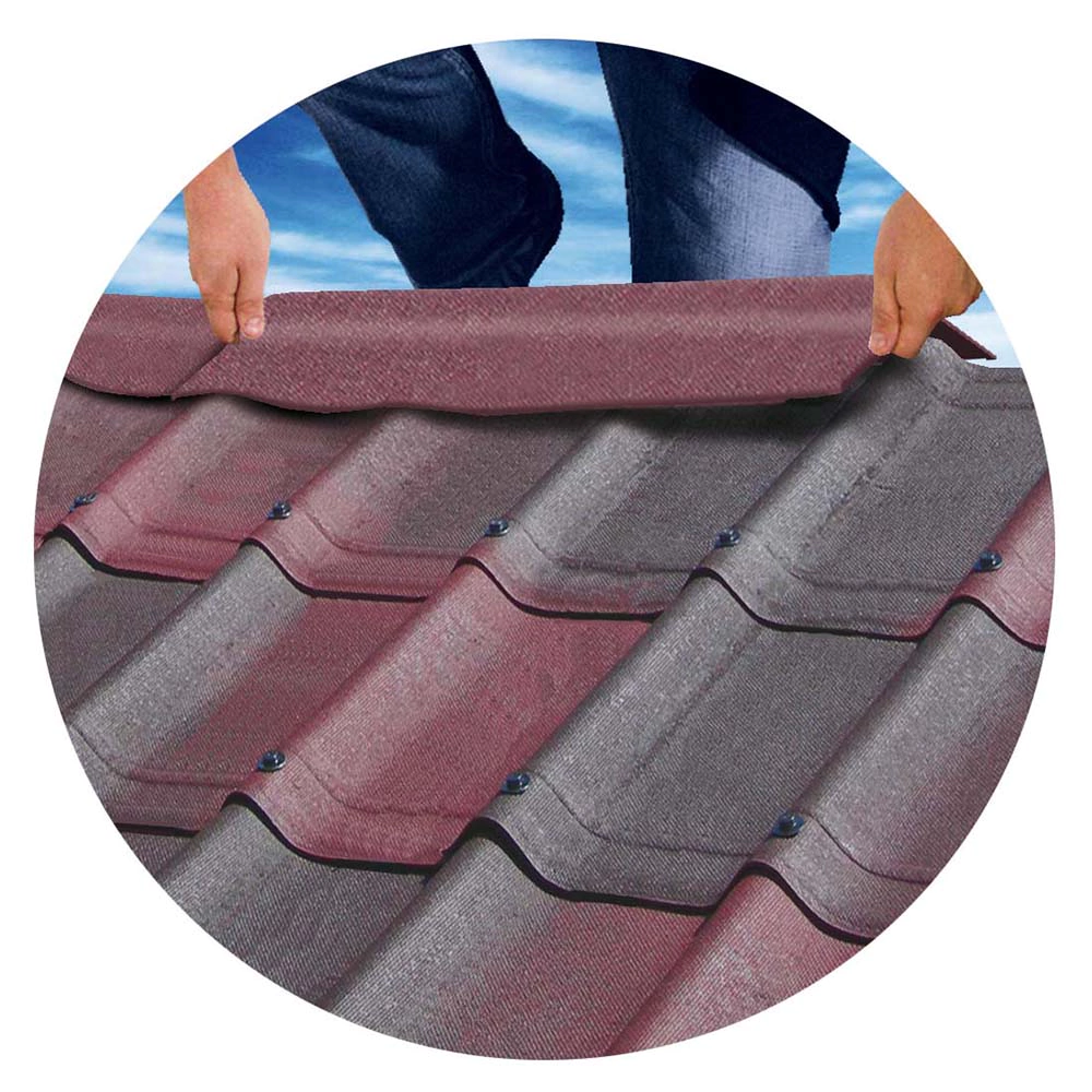 Конек битумный Ондулин 1 м красный