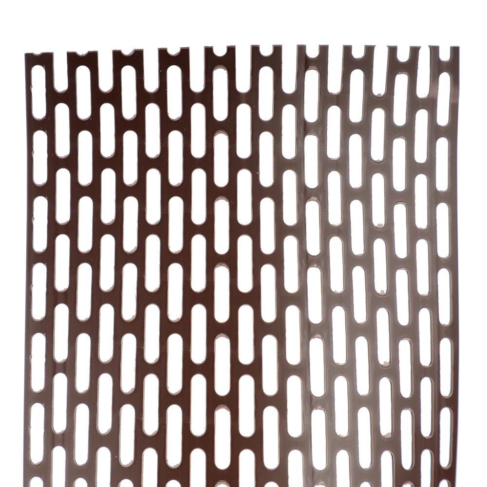 Лента вентиляционная для карниза 0,1x5 м ПВХ темно-коричневая RR 32 BORGE