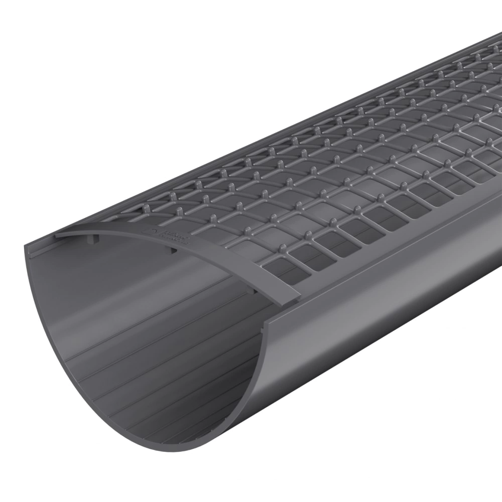 Желоб водосточный 125 мм графит RAL 7024 1,5 м ТЕХНОНИКОЛЬ