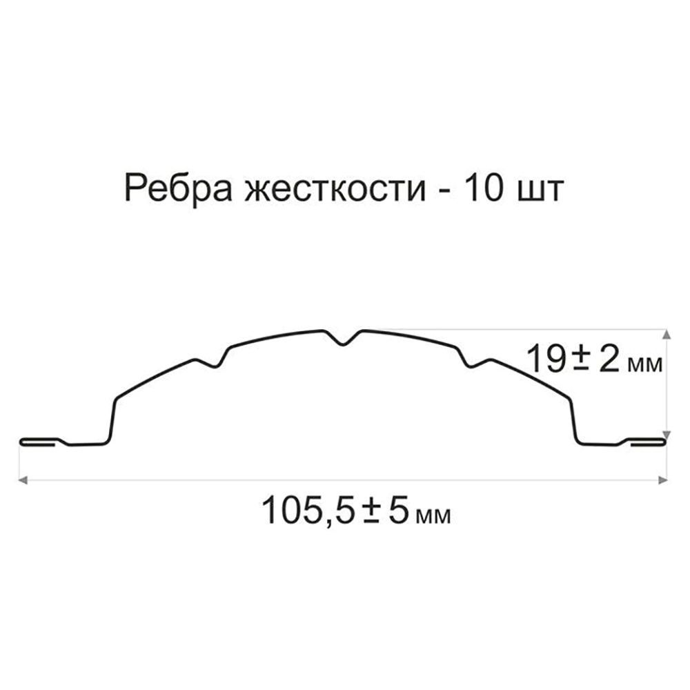 Штакетник односторонний 1800х110 мм RAL 8017 коричневый Манифик