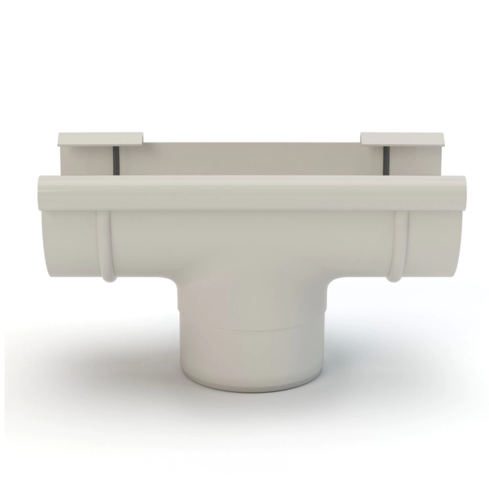 Воронка водосточная Gamrat 75/63 мм белая RAL 9010