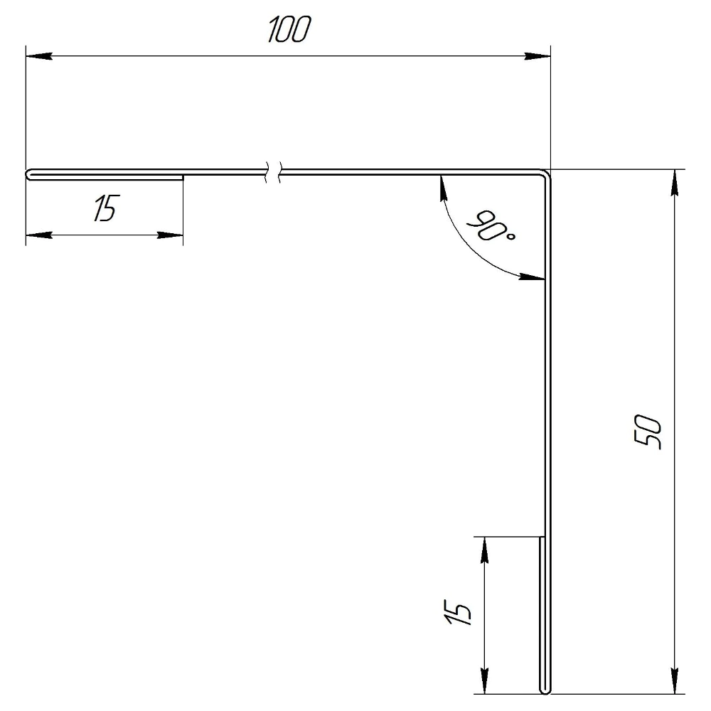 Оконный наличник ТЕХНОНИКОЛЬ HAUBERK 1250x100x50 мм Терракотовый