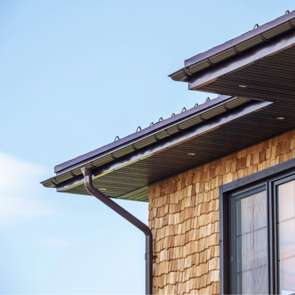 Держатель желоба стропильный Grand Line 125 мм коричневый RAL 8017