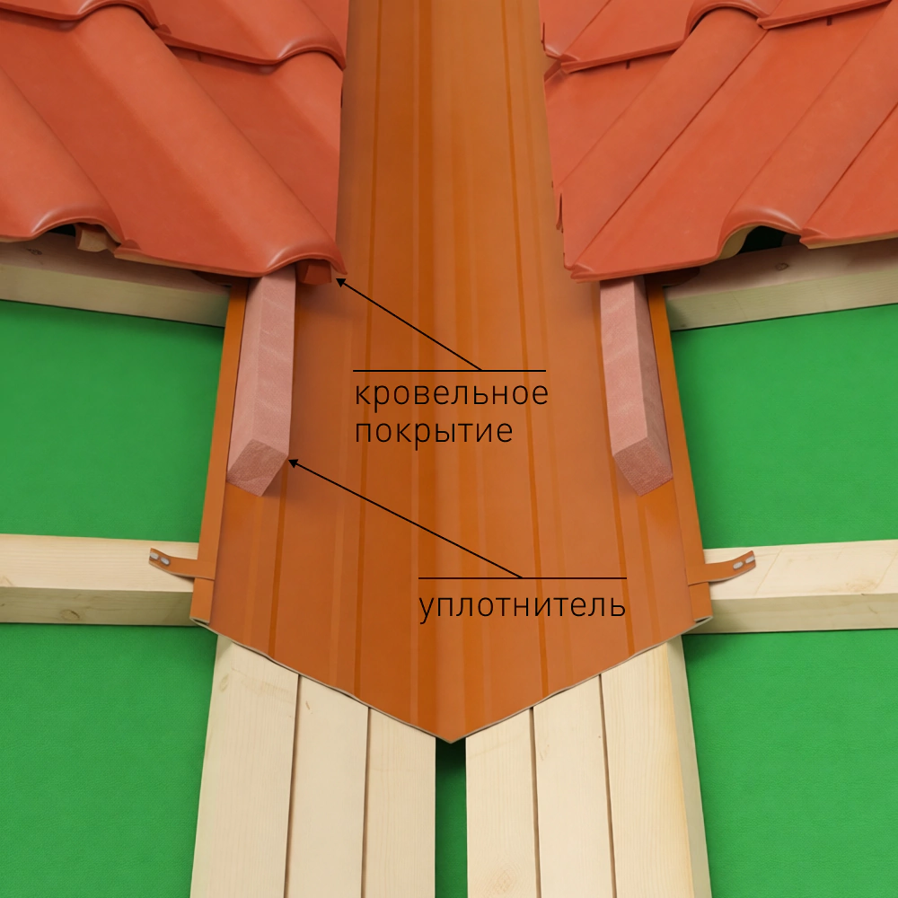 Уплотнитель самоклеящийся универсальный 20x40 мм 1 м