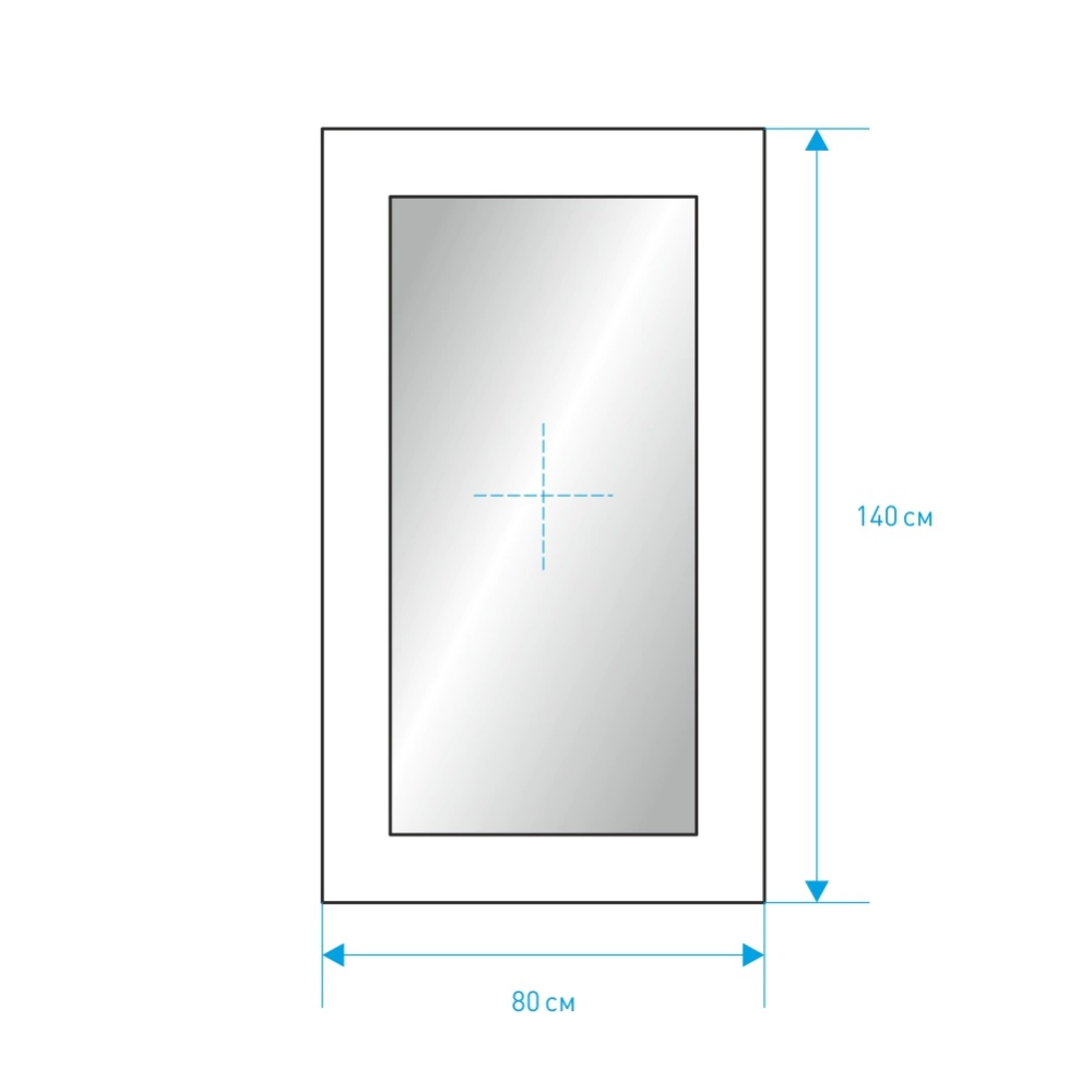 Пластиковое окно РЕХАУ Blitz 800х1400 мм