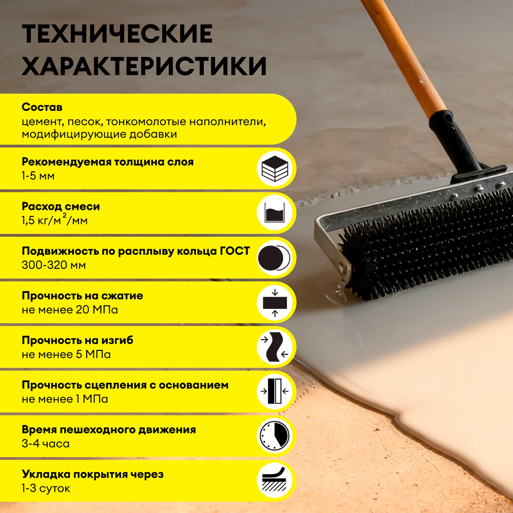 Наливной пол Vetonit 3000 1-5 мм 20 кг