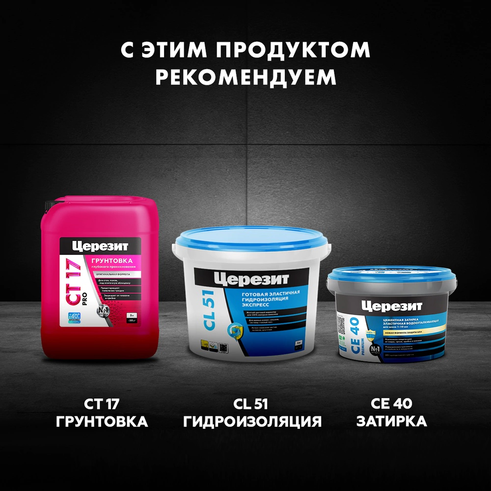 Клей для плитки C2TE 25 кг Церезит СМ 16