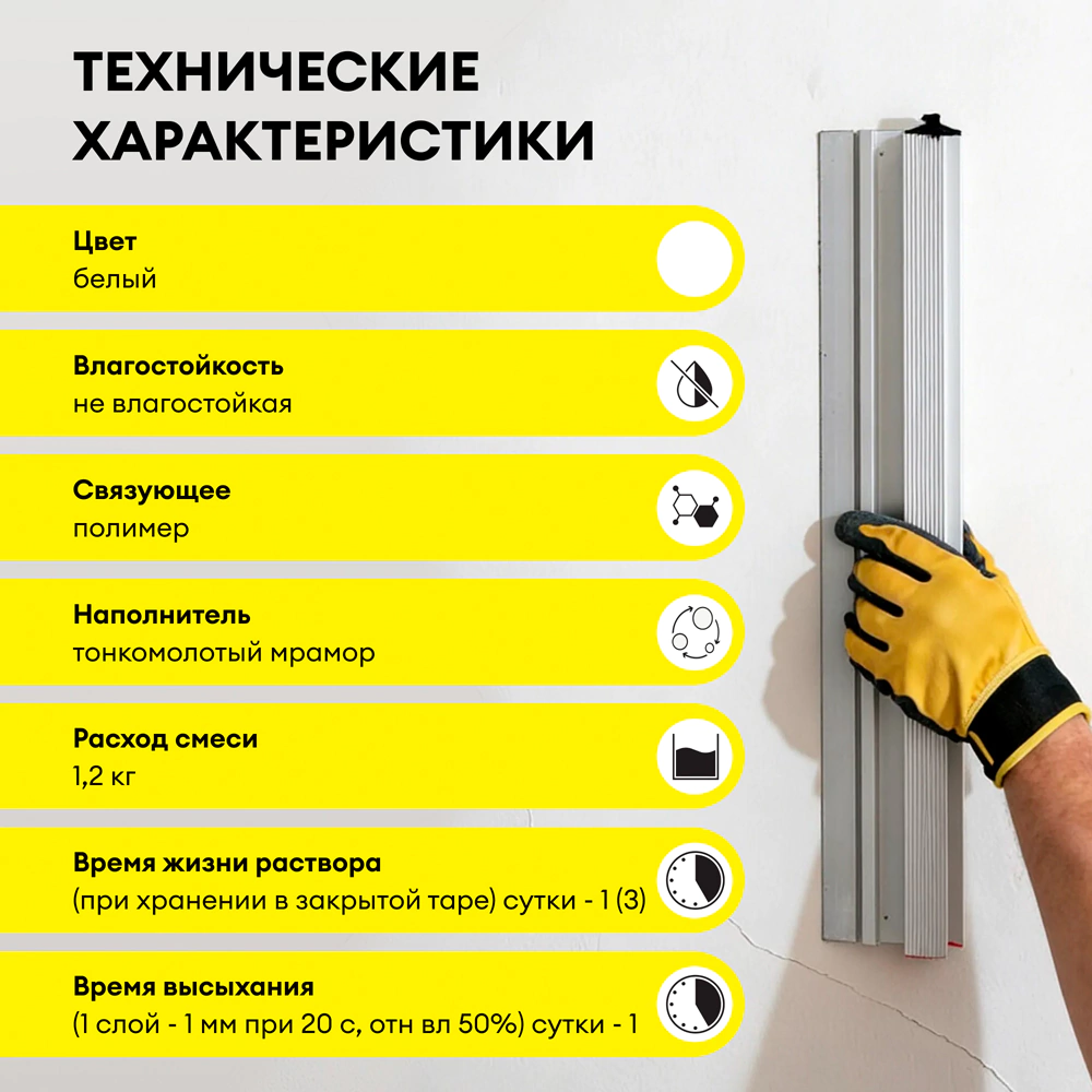 Полимерная шпаклевка 20 кг Vetonit LR+