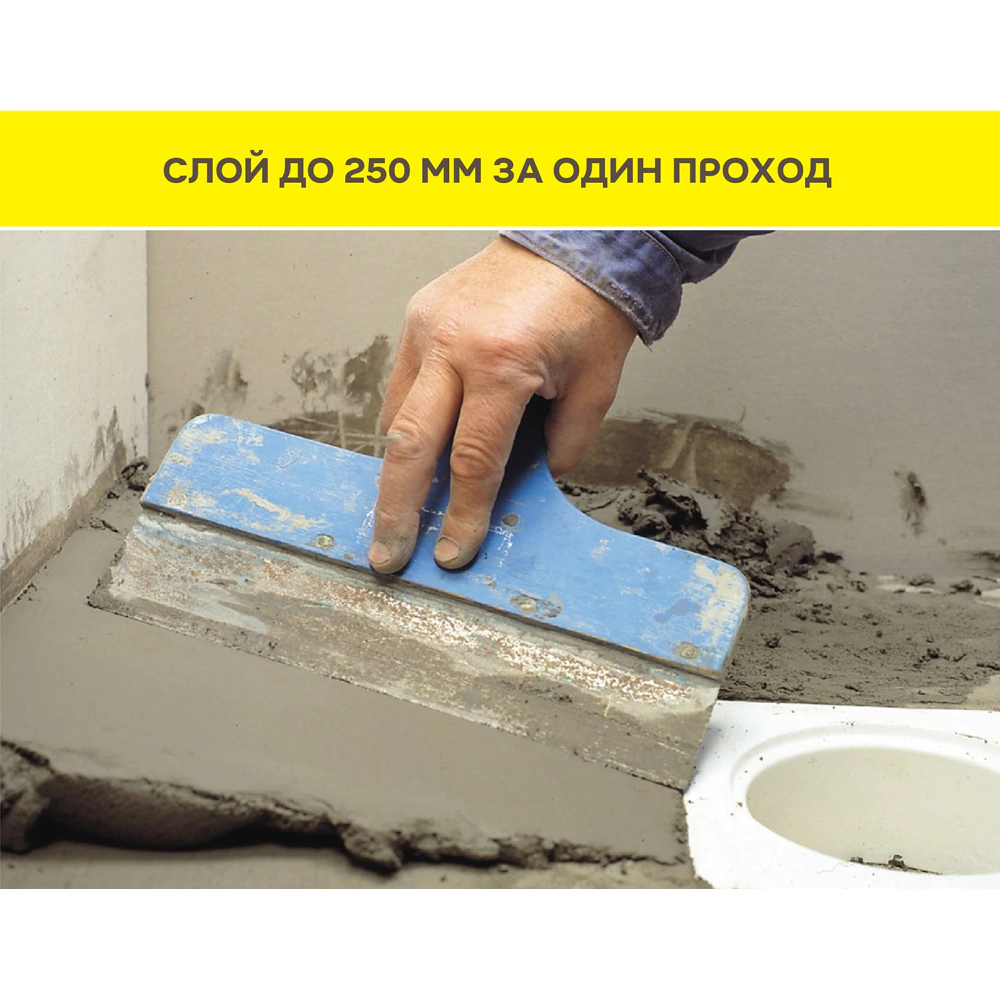 Стяжка для пола Vetonit 6000 быстросохнущая 10-250 мм 25 кг