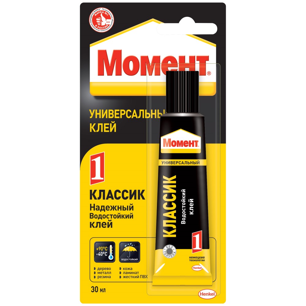 

Клей универсальный Классик Момент-1 30 мл