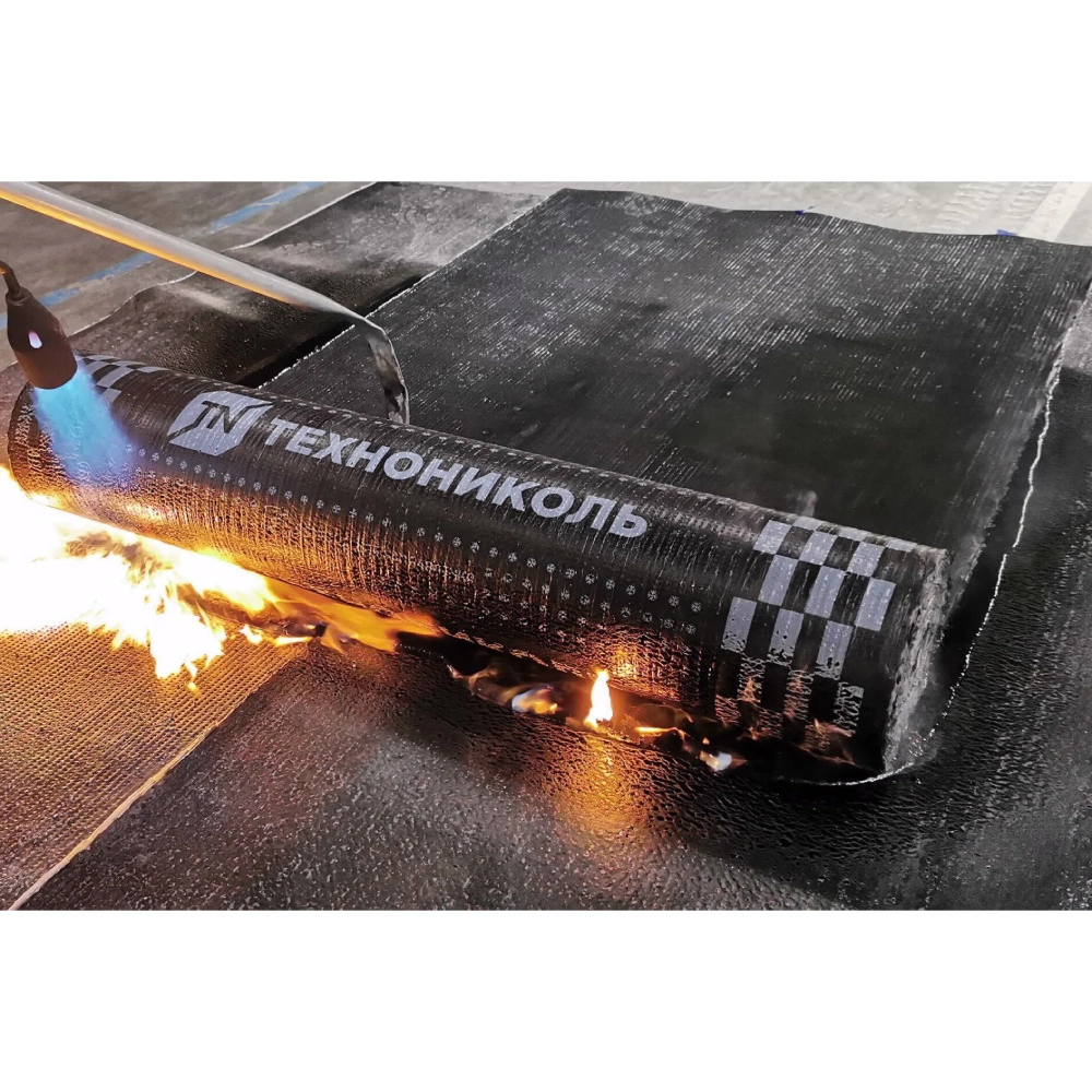 Наплавляемая гидроизоляция ТЕХНОНИКОЛЬ Линокром РЕМ ТКП верхний слой 5 кг/м2 8 м2