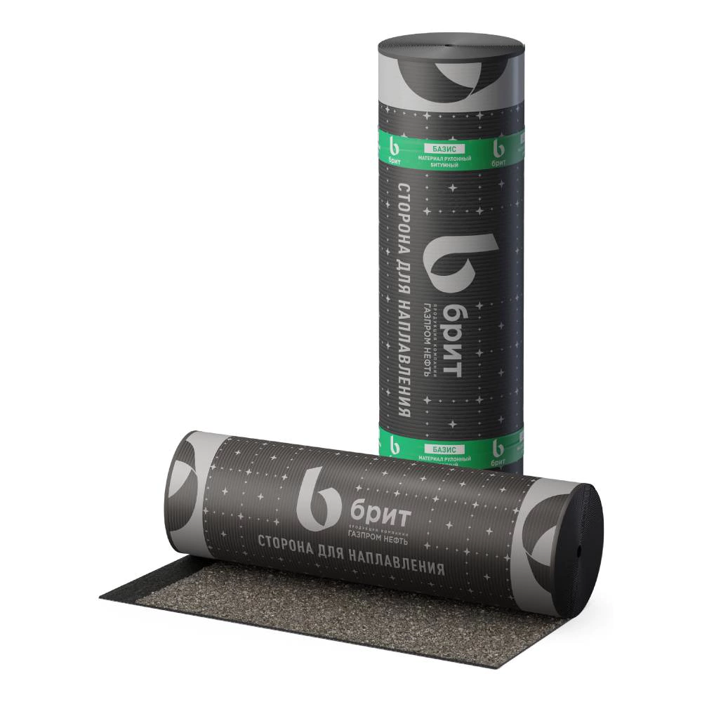 Наплавляемая гидроизоляция Брит Базис ХКП верхний слой 3,5 кг/м2 9 м2