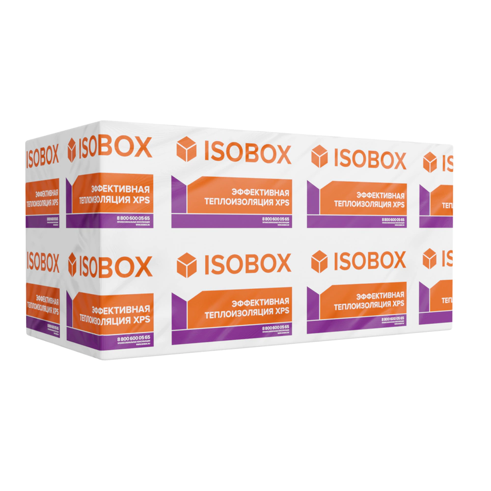 Экструдированный пенополистирол 50 мм 1180x580 мм ISOBOX 150
