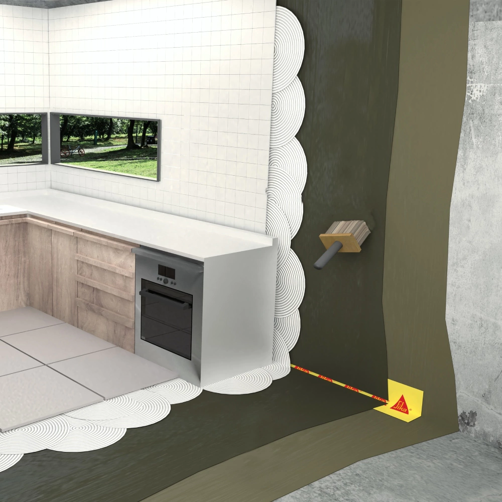 Гидроизоляция цементная Sika SikaSeal-172 W16 25 кг