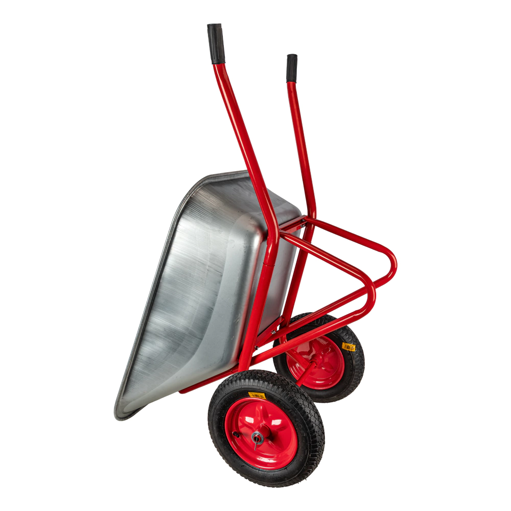 Тачка строительная 110 л 250 кг двухколесная ЧИБИС