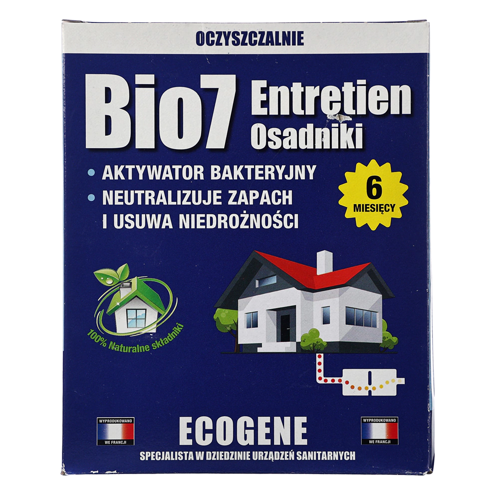 Бактерии для эксплуатации очистных сооружений BIO7 Entretien Fosses 570 г
