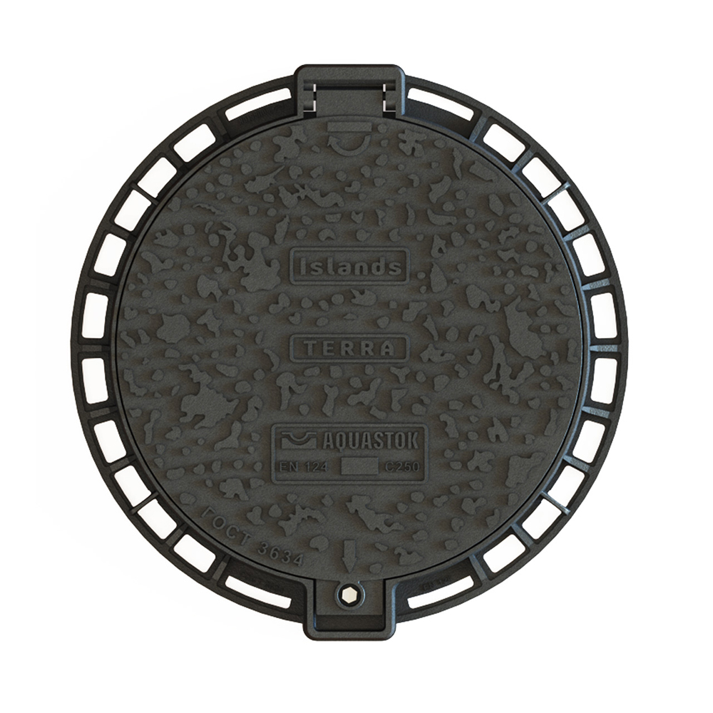 AQUASTOK Люк чугунный 750 мм C250 AQUASTOK Terra 750