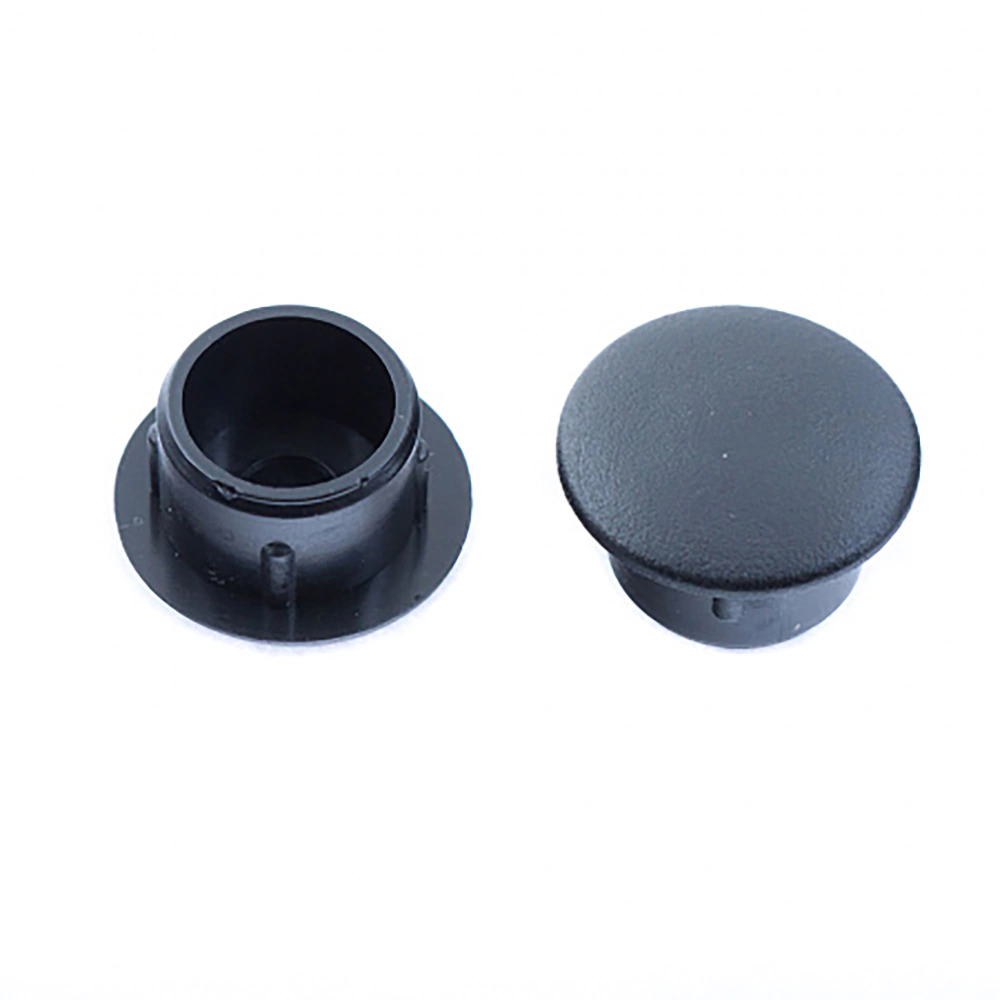 Заглушки мебельные под отверстие D8 мм черные 35 шт