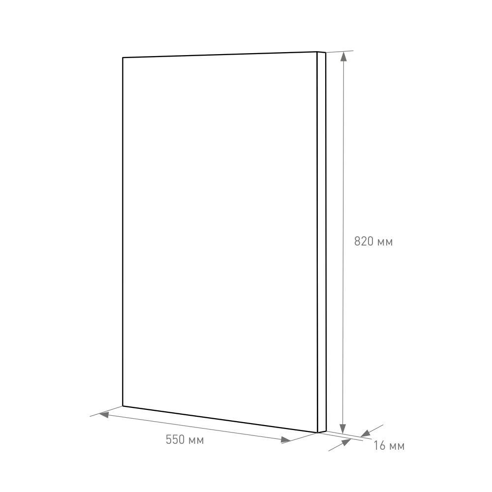Фальшпанель 820х550 мм Плано фон Милк