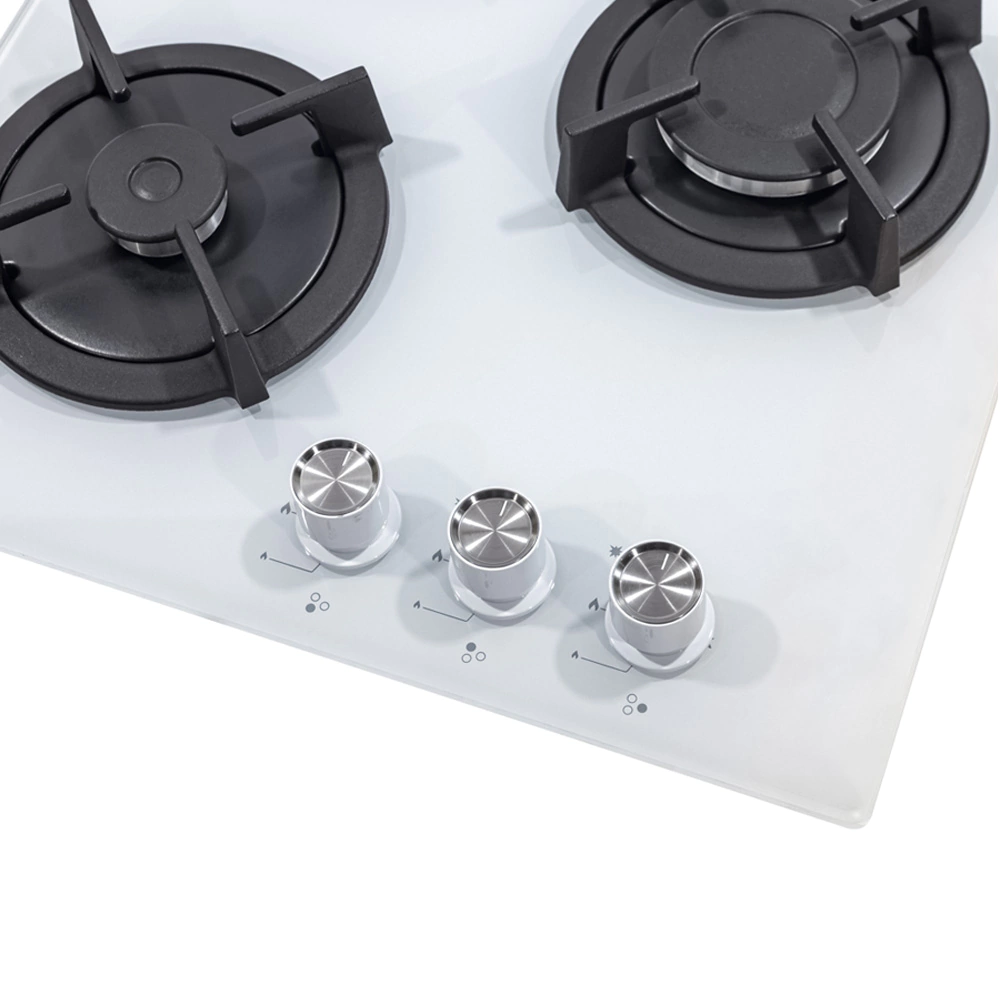 Газовая варочная панель Simfer H45N30W416 белая 45 см