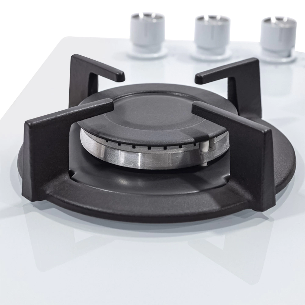 Газовая варочная панель Simfer H45N30W416 белая 45 см