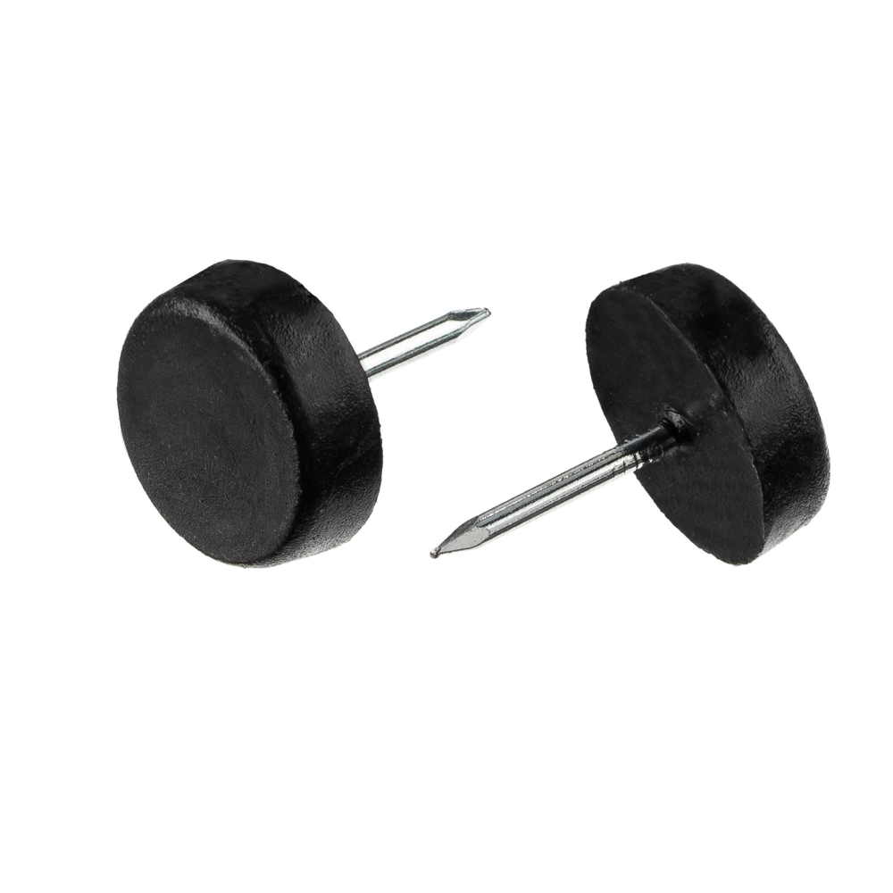 Подпятник для мебели на гвозде черный 20 шт