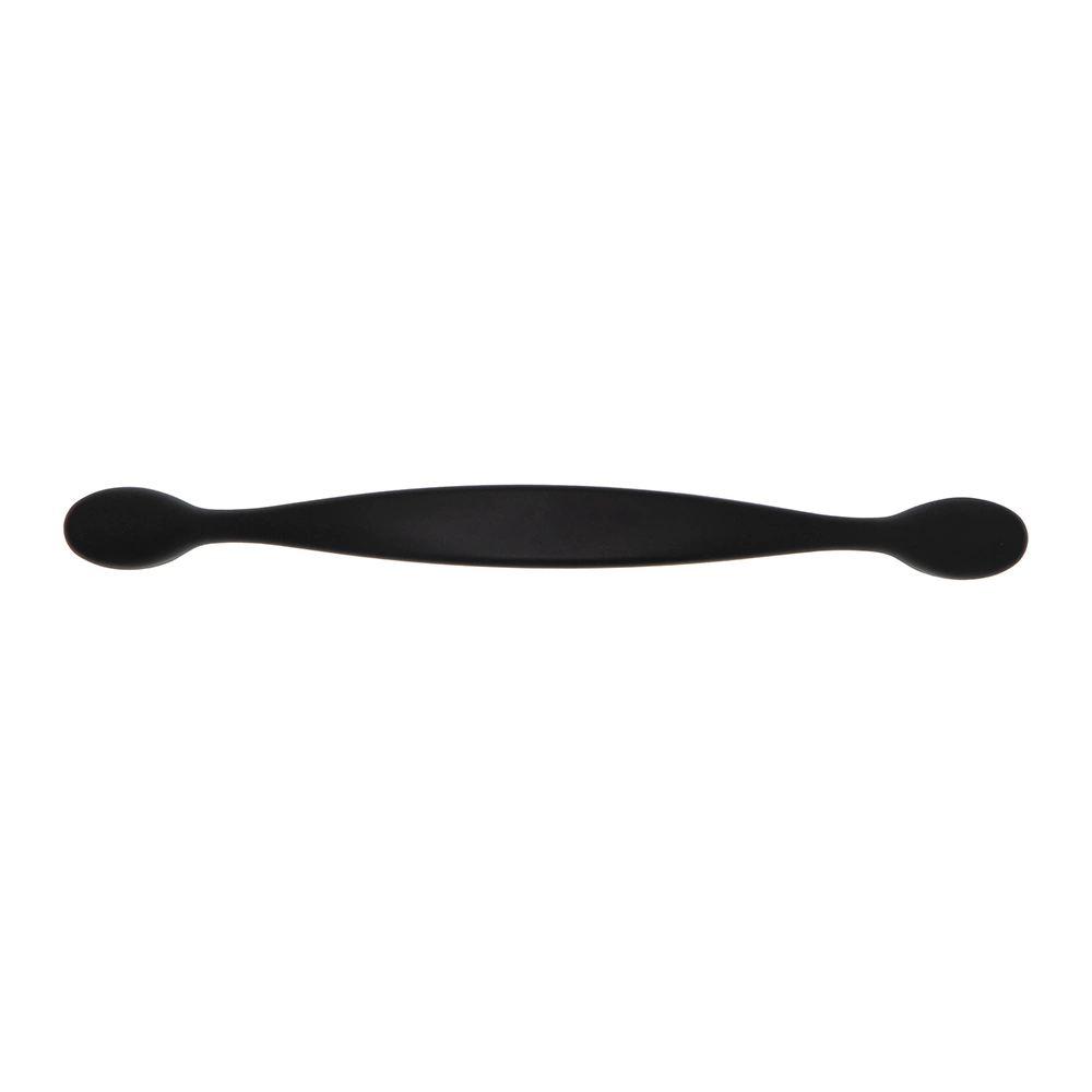 Ручка-скоба мебельная 0060 С=128 мм черная