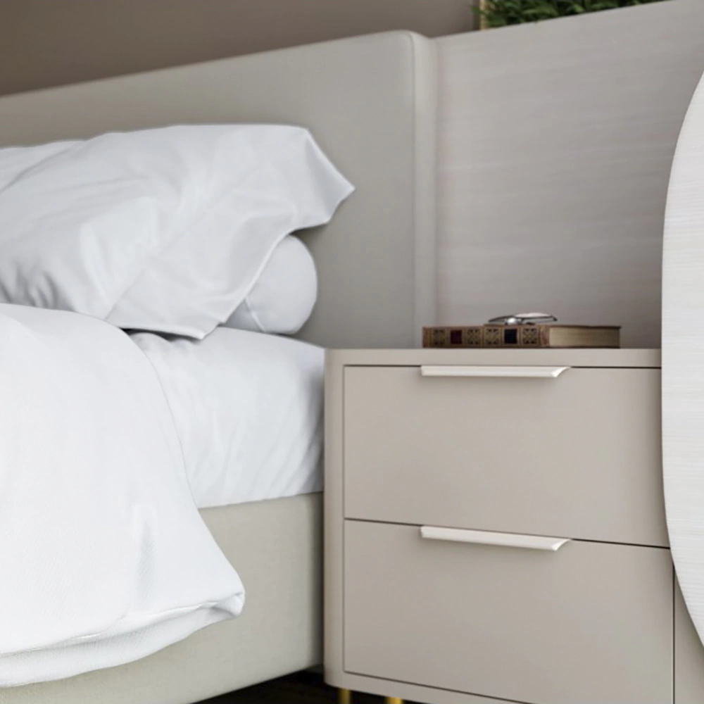 Ручка торцевая мебельная GT HEXA C=192 мм кашемир